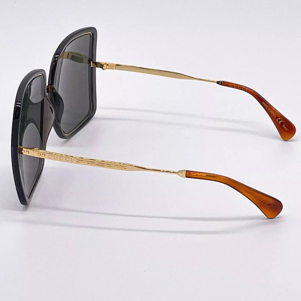 Sale! New Gucci Unisex 60mm Grey Sunglasses! - Picture 6 of 8